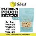 Standing Pouch TOSCA MATTE WINDOW Plastik Kemasan Makanan DELKOCHOICE