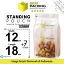 FLAT BOTTOM MATTE 12x18cm Plastik Kemasan Makanan DELKOCHOICE TERMURAH