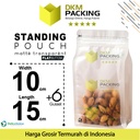 FLAT BOTTOM MATTE 10x15cm Plastik Kemasan Makanan DELKOCHOICE TERMURAH