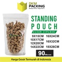 Standing Pouch Bening ZIPLOCK Plastik Klip Clear DELKOCHOICE