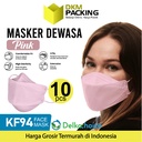 Masker 3D KF94 4PLY DELKOCHOICE Dewasa PACK isi 10pcs FACE MASK