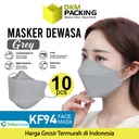 Masker 3D KF94 4PLY DELKOCHOICE Dewasa PACK isi 10pcs FACE MASK