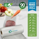Vacuum POLOS EMBOSS ROLL Plastik Vakum Makanan SMOOTH BINTIK TERLARIS