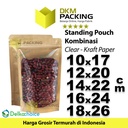 Standing Pouch TRANSPARAN VARIAN Plastik Klip Makanan DELKOCHOICE