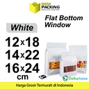 Standing Pouch VARIAN PUTIH DELKOCHOICE Plastik Klip Kemasan Makanan