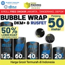Plastik Bubble Wrap Hitam 50 Meter Bubblewrap DKM PLUS TERMURAH / ROLL