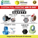 Lakban SAFETY / SECURITY MARKING TAPE RUSFET PREMIUM TERMURAH SATUAN