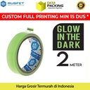 Lakban GLOW IN THE DARK 25mm x 2m Luminous Tape Isolasi Selotip SATUAN