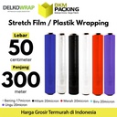 Plastik Stretch Film Wraping 50cm x 300m DELKOWRAP TERMURAH / SATUAN