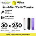 Plastik Wraping Stretch Film 30cm x 250m DELKOWRAP TERMURAH / SATUAN