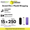 Plastik Wraping Stretch Film 15cm x 250m DELKOWRAP TERMURAH / SATUAN