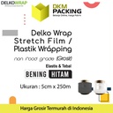 Plastik Wraping Stretch Film 5cm x 250m DELKOWRAP TERMURAH / SATUAN