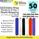 Plastik Wraping Stretch Film 50cm DELKOWRAP WRAPPING TERMURAH / SATUAN