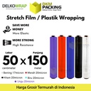 Plastik Wraping Stretch Film 50cm x 150m DELKOWRAP TERMURAH / SATUAN