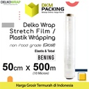 Plastik Wraping Stretch Film 50cm x 500m DELKOWRAP BENING / SATUAN