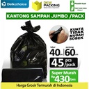 KANTONG PLASTIK SAMPAH 40x60cm TEBAL HITAM JUMBO TERMURAH SATUAN