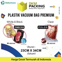 Vacuum Bag Makanan 23x34cm Plastik Vacuum bag PREMIUM TERMURAH