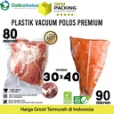Vacuum Bag Makanan 30x40cm POLOS Plastik Vakum SMOOTH DELKOCHOICE