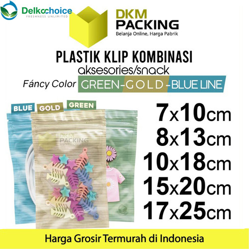 ZIPLOCK BAG PLASTIK KLIP KEMASAN AKSESORIS DELKOCHOICE TERMURAH