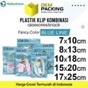 ZIPLOCK BAG BIRU PLASTIK KLIP KEMASAN AKSESORIS DELKOCHOICE TERMURAH