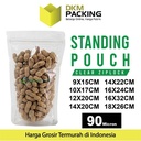 Standing Pouch Bening 12x20cm ZIPLOCK Plastik Klip Clear DELKOCHOICE