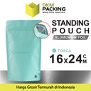 Standing Pouch TOSCA 16x24cm NON WINDOW ZIPLOCK Plastik Klip ALU FOIL