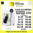 PLASTIK KLIP PUTIH 20x30cm ZIPLOCK BAG KEMASAN AKSESORIS DELKOCHOICE