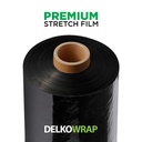 Plastik Wraping Stretch Film 50cm HITAM DELKOWRAP KARGO / DUS