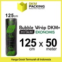 Plastik Bubble Wrap Hitam 50Meter Bubblewrap DKM PLUS EKONOMIS / ROLL