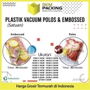 Plastik Vacuum Bag Makanan 15x25cm POLOS EMBOSS Vakum DELKOCHOICE