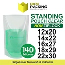 Plastik Standing Pouch Bening 22x30cm NYLON NON ZIPLOCK DELKOCHOICE