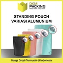 Standing Pouch 14x22cm NON WINDOW ZIPLOCK Plastik Klip ALU FOIL