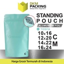 Standing Pouch TOSCA 16x24cm NON WINDOW ZIPLOCK Plastik Klip ALU FOIL