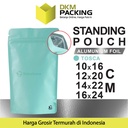 Standing Pouch TOSCA 10x16cm NON WINDOW ZIPLOCK Plastik Klip ALU FOIL