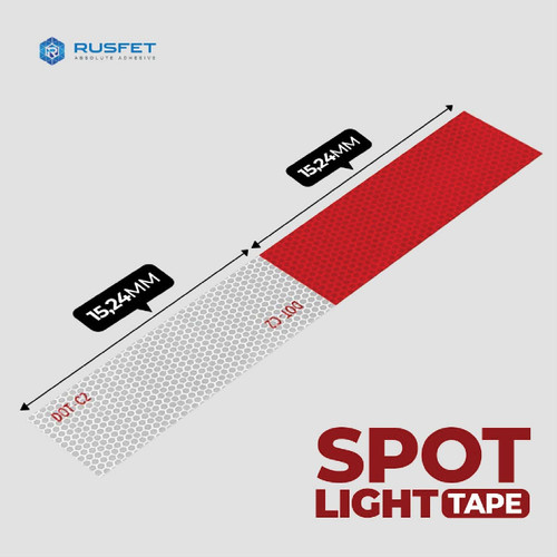 Lakban SPOT SCOT LIGHT 48mm x 2m REFLECTIVE SECURITY SAFETY TAPE /PCS
