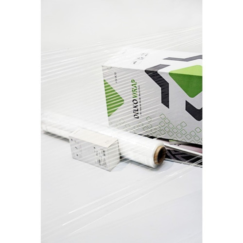 Plastik Wraping Stretch Film 25cm x 250m DELKOWRAP HITAM / SATUAN