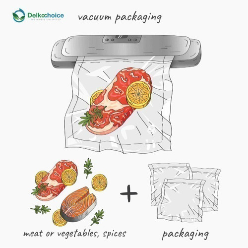 Vacuum Bag Makanan 20x30cm Plastik Vacuum bag PREMIUM TERMURAH