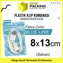 ZIPLOCK BAG BIRU PLASTIK KLIP KEMASAN AKSESORIS DELKOCHOICE TERMURAH