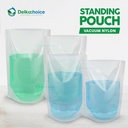 Plastik Standing Pouch Bening 22x30cm NYLON NON ZIPLOCK DELKOCHOICE
