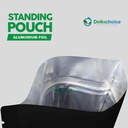 Standing Pouch 16x24cm NON WINDOW ZIPLOCK Plastik Klip ALU FOIL