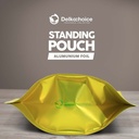 Standing Pouch GOLD 14x22cm NON WINDOW ZIPLOCK Plastik Klip ALU FOIL