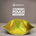 Standing Pouch GOLD 12x20cm NON WINDOW ZIPLOCK Plastik Klip ALU FOIL