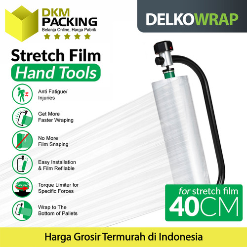 Plastik Wraping Stretch Film 50cm x 300m DELKOWRAP KARGO / DUS