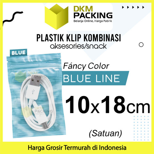 ZIPLOCK BAG BIRU PLASTIK KLIP KEMASAN AKSESORIS DELKOCHOICE TERMURAH
