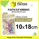 ZIPLOCK BAG GOLD PLASTIK KLIP KEMASAN AKSESORIS DELKOCHOICE TERMURAH