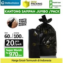 KANTONG PLASTIK SAMPAH 60x100cm HITAM TEBAL JUMBO TERMURAH SATUAN
