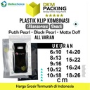 PLASTIK KLIP ZIPLOCK BAG KEMASAN AKSESORIS DELKOCHOICE TERMURAH
