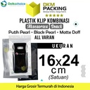 PLASTIK KLIP 16x24cm ZIPLOCK BAG KEMASAN AKSESORIS DELKOCHOICE PREMIUM