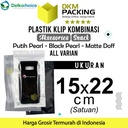 PLASTIK KLIP 15x22cm ZIPLOCK BAG KEMASAN AKSESORIS DELKOCHOICE PREMIUM