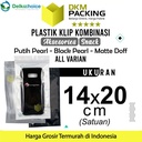 PLASTIK KLIP 14x20cm ZIPLOCK BAG KEMASAN AKSESORIS DELKOCHOICE PREMIUM